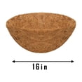 thumbnail image 1 of Aqestyerly Hanging Basket Coconuts Fiber Planter Inserts Replacement Liner for Flower Pot, 1 of 2
