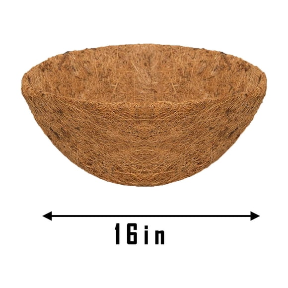 Aqestyerly Hanging Basket Coconuts Fiber Planter Inserts Replacement Liner for Flower Pot