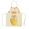thumbnail image 3 of WIFKLSIIPG Festival Printed Linen Sleeveless Apron Kitchen Oil and Stain Sleeveless Cover Kitchen Apron, 3 of 8
