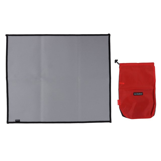 BBQ Heat Insulation Pad, Tablecloth Oil Resistant Glass Fiber Outdoor Camping Fireproof Cloth For Lawn S
