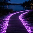 thumbnail image 4 of Galets de Jardin Lumineux, Résine Multicolore en Forme de Goutte Stones, Décor Imperméable pour Allée Extérieure et Plate-Bande, Accents Phosphorescents Absorbant la Lumière, 200 g, 4 of 5