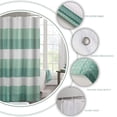 thumbnail image 4 of Meitianfacai Rideau de Douche Tissé avec 12 Crochets à Double Face pour Salle de Bain, Tissu Polyester Robuste, Rideau de Douche (Vert), 4 of 6