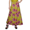 thumbnail image 1 of Moomaya Printed Rayon Skirt Wrap Style Plus Size Skirt Summer Wear Clothing, 1 of 6