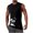 Black, variant on EGNMCR Round-Neck Tank Top Men's Tank High Elasticity Sports Pullover Round Neck Sleeveless Fitness Muscular Man Fitness Clothes Men cotton Tank Top