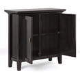 thumbnail image 3 of Simpli Home Redmond Wood 32" Transitional Low Cabinet in Hickory Brown, 3 of 7