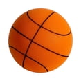 thumbnail image 1 of Orange Childrens Indoor Silent Basketball Soft Foam Ball With Frame For Quiet Play Orange, 1 of 9