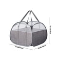 thumbnail image 3 of Dvkptbk Laundry Hampers Mesh Laundry Hamper with Wide Opening and Side Pocket Breathable Sturdy Foldable and Space Saving for Laundry Clothes and Storage Organization and Storage, 3 of 6