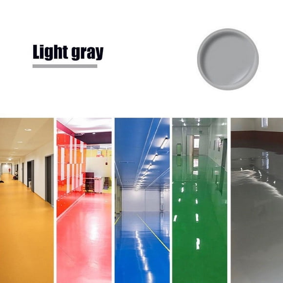 Floor Paint-Dry Slip Water-Based Floor Paint Nante Wind Paint Silk Epoxy Floor Paint Water-Based Garage 500ml
