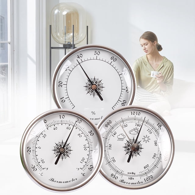 Vaidha 3 In 1 Atmospheres Manometer Hygrometer Thermometers Practical Items For Outdoor Travel