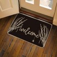 thumbnail image 4 of Tapis d'Entrée Style C Halloween Orange Multicolore Polyester 16X23.62 Pouces Antidérapant pour Porte d'Entrée Multicolore, 4 of 8