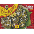 thumbnail image 2 of Bhagwati'S Patra, Spiced, leafy roulade sauteed to a soft texture and garnished with shredded coconut and fresh coriander.Ingredients: water, chickpea flour, arvi leaves, corn oil, sugar, tamarind, spices, salt, mustard seeds, sesame seeds, coriander leaves, shredded coconut, green chilli, turmeric, curry leaves, cit, 2 of 9
