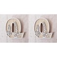thumbnail image 1 of 5 Inch Wooden Letters for Wall Decoration – for 's Room Craft Projects Name Signs Weddings and Home ,2 Pack, 1 of 6