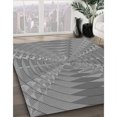 thumbnail image 3 of Ahgly Company Tapis d'Intérieur Lavable en Machine Carré Gris Dimmable, 6 Pieds Carré, 3 of 7