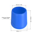 thumbnail image 2 of Unique Bargains 2 Pcs Silicone Fishing Rod Butt Cushion Protector Cap, Small, Blue, 2 of 7