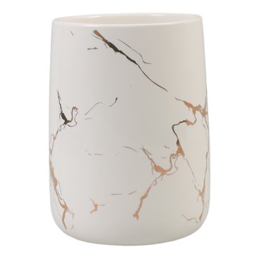 Ceramic Toothbrush Cup Bathroom Toothbrush Holder Decorative Marbling Pattern Toothbrush Cup