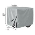 thumbnail image 1 of Waterproof Generator Cover,Fits Most Generators 5500-15000 Watt Grey, 1 of 3