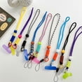thumbnail image 2 of pitrice Mobile Phone Lanyard Adjustable Reusable Neck Hanging Rope with Hook Microfiber Safety Straps Accessory Picnic Running Type 9, 2 of 7