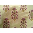thumbnail image 4 of oneOone Cotton Silk Fabric Leaves & Floral Block Print Sewing Fabric BTY 42 Inch Wide, 4 of 4