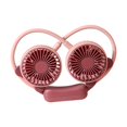 thumbnail image 2 of Neck Hanging Fan Wearable Portable Fans 2 Speeds Adjustment USB Rechargeable, 2 of 7