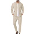 thumbnail image 1 of Cameland Men's Tracksuits Outfits Sweatsuits for Men Athletic Track Suits 2 Piece Set Full Zip Sweat Suits Jogging Suits, 1 of 5