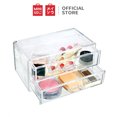 thumbnail image 2 of MINISO 2 Drawer Organizer Unit Makeup Storage Box, 2 of 6
