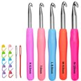 thumbnail image 1 of Ergonomic Crochet Hooks with Extra Long Soft Grip Handles Crochet Hook Needles for Arthritic Hands, 1 of 7