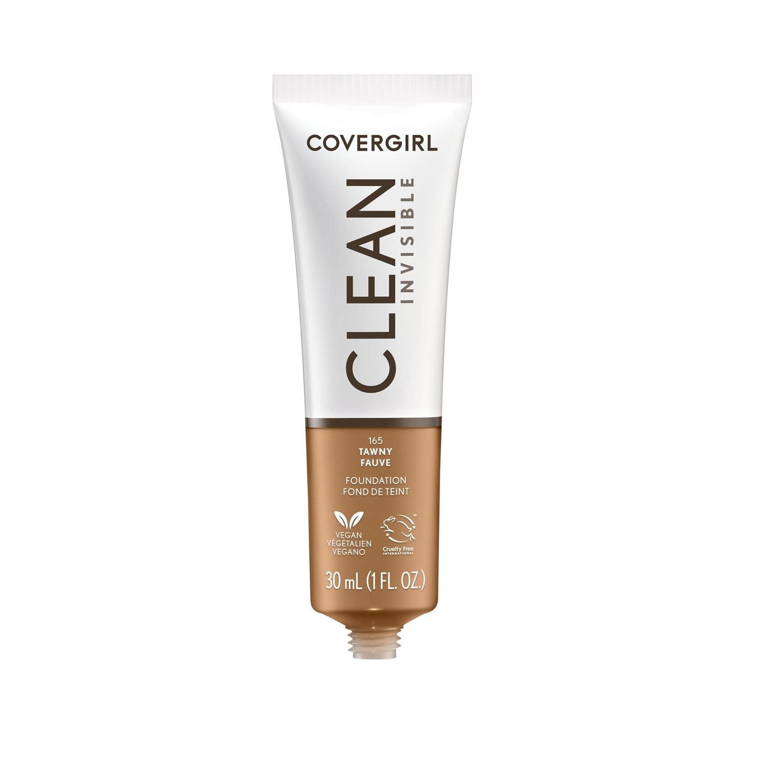 Clean Invisible, Fond de teint, Formule estompable, Couvrance modulable, Léger, Fini naturel, Non comédogène