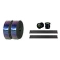 thumbnail image 2 of Bgsha Reflective Road Bike Riding Handlebar Wrap Tape Pair Aurora Color Changing, 2 of 8