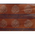 thumbnail image 4 of oneOone Georgette Viscose Fabric Leaves & Lotus Block Print Fabric BTY 42 Inch Wide, 4 of 4