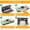 thumbnail image 4 of Food Vacuum Sealer Machine, Vacuum Sealer Machine, Sous Vide Device, Vacuum Sealer, for Dry and Wet Foods, Fruits and Vegetables, 4 of 5