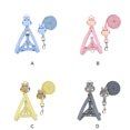 thumbnail image 4 of ruzhgo Leashes Tow Adjustable Animal Rope Traction Cute Lifelike Interesting Chest Strap Leash Teddy Cable Long-Lasting Blue Blue S, 4 of 6