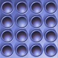 thumbnail image 1 of Ahgly Tapis d'Intérieur Lavable en Machine Carré Transitionnel Bleu Ciel, 7 Pieds Carré, 1 of 7