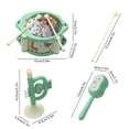 thumbnail image 3 of KTTECTOA Musical Toy Set Hand Pat Drum Rattle Trumpet Early Learning Percussion Instrument for Infants Safe ABS Plastic Newborn Gift for Boys and Girls Clearance Outdoor Toys Canada Days, 3 of 6
