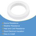thumbnail image 4 of Unique Bargains 1' DN25 Silicone Rubber Flat Washer Quick Connector Gasket White, 4 of 5