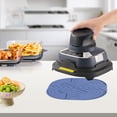 thumbnail image 1 of Silicone Mat for Air Fryer Countertop Protection 10.4x10.4 Inch Heat Resistant Trivet | Multifunctional Non-Slip Kitchen Mat for Hot Pots, Dishes, Baking | Thickened Raised Edges, Easy to Clean, 1 of 6