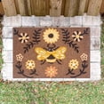 thumbnail image 3 of Coir Door Mat Doormats Waterproof Floor Mats Spring Summer Door Mat Door Rugs for Outdoor Entrance Funny Welcome Mats Outdoor Mats for Entrance High Traffic Areas Entry, 16x24 Inch, 3 of 6
