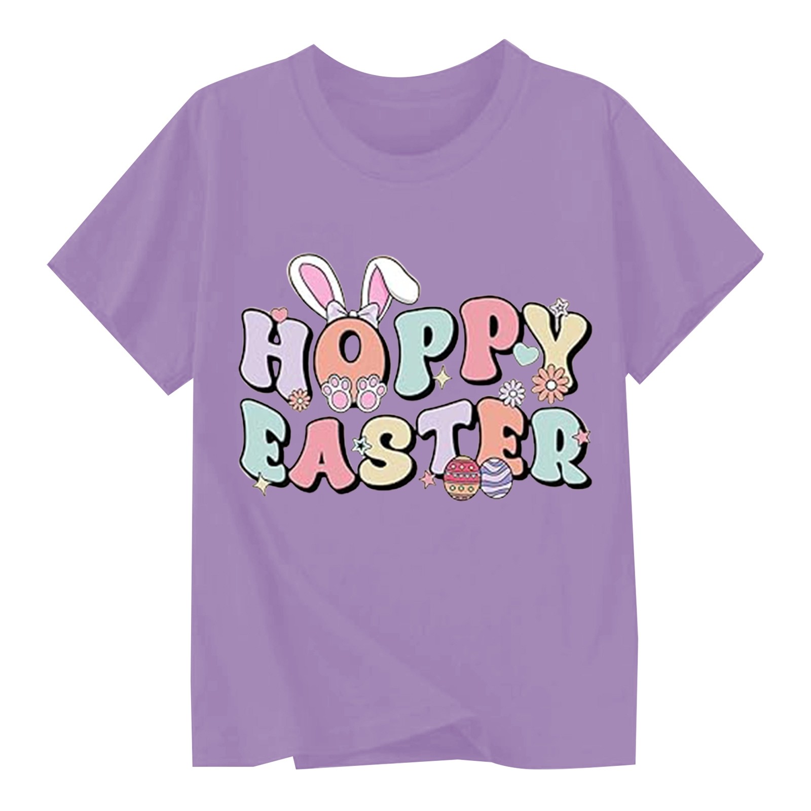 TZEWGL Cute Shirt For Infnat Cartoon Prints Short Sleeve Round Neck Blouse For Kids size 1-2T