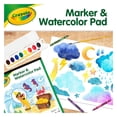 thumbnail image 2 of Crayola Marker & Watercolour Pad, 60 Pages, 2 of 5