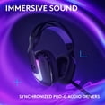 thumbnail image 4 of Refurbished Logitech G522 Lightspeed Wireless Gaming Headset, Over-Ear, PRO-G Audio Drivers, Full Bandwidth Mic with Blue VO!CE, LIGHTSYNC RGB, Bluetooth, USB A to C, Black, 4 of 7