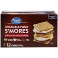 thumbnail image 2 of Great Value Swiss Milk Chocolate S’mores Kit, 2 of 5