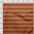 thumbnail image 3 of oneOone Viscose Jersey Orange Fabric Block Sewing Material Print Fabric By The Yard 60 Inch Wide, 3 of 5