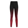 thumbnail image 4 of B91xZ Leggings de Yoga et Course pour Femmes Taille Haute Ultra Doux Basiques, Rouge G, 4 of 4