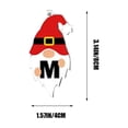 thumbnail image 3 of LSLJS Christmas Ornaments Christmas Acrylic Hanging Decorations - Set of 26 Alphabet Letters with Santa Claus Design for Holiday Ornaments and DIY Crafts Christmas Hanging Decorations, 3 of 6