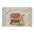 thumbnail image 2 of TopLLC Easter Bathroom Rug, Happy Easter Linen 15.7"x23.6" Rabbit with Flowers Eggs Prints Floor Mat, Non-Slip Super Absorbent Entrance Doormat Quick Dry Decorative Carpet Spring Easter Decorations, 2 of 9