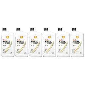Shell Rotella T1 30 Straight Grade Diesel Engine Oil (CF/CF-2), (1 Quart, Case of 6)