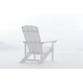 thumbnail image 2 of Chaise Adirondack Tanfly – Blanche – Polycarbonate – Usage intérieur/extérieur, 2 of 7
