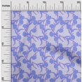 thumbnail image 2 of oneOone Polyester Spandex Medium Purple Fabric Floral Botanical Sewing Craft Projects Fabric Prints By Yard 56 Inch Wide, 2 of 4