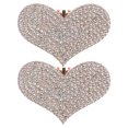 thumbnail image 1 of Shisuyan 2pcs Heart Shoe Clips For Women Elegant Rhinestone Shoe Jewelry Clips Detachable Shoe Clips For High Heels Heart Shoe Detachable Clip, 1 of 8
