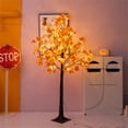 thumbnail image 4 of Artificial Lighted Maple Tree, LED Fall Tree with Warm White Lights and Maple Leaves, Tabletop Fall Decorations for Home, Thanksgiving Halloween Indoor Outdoor Decor, 4 of 6
