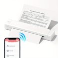 thumbnail image 1 of Portable Wireless Thermal Mobile-Printer - M08F Compact Inkless Printer For Travel,, 1 of 4